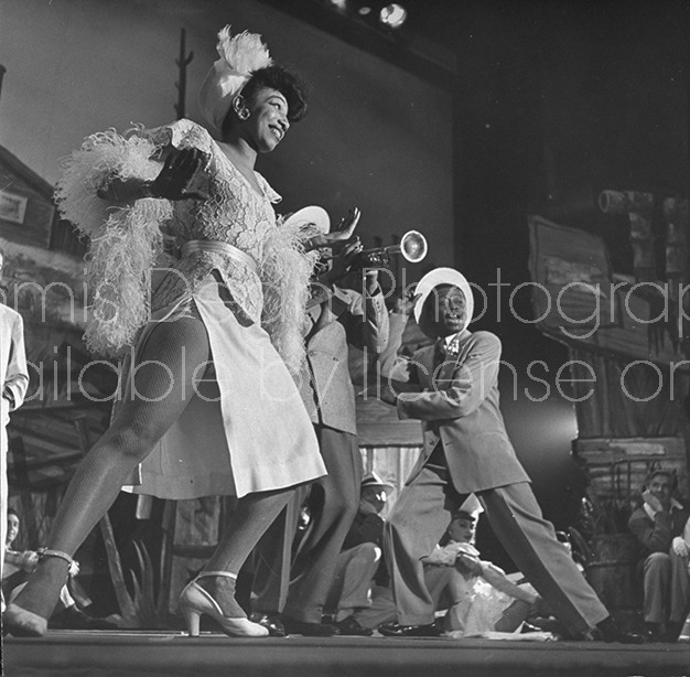 A scene from the play "Beggar's Holiday."