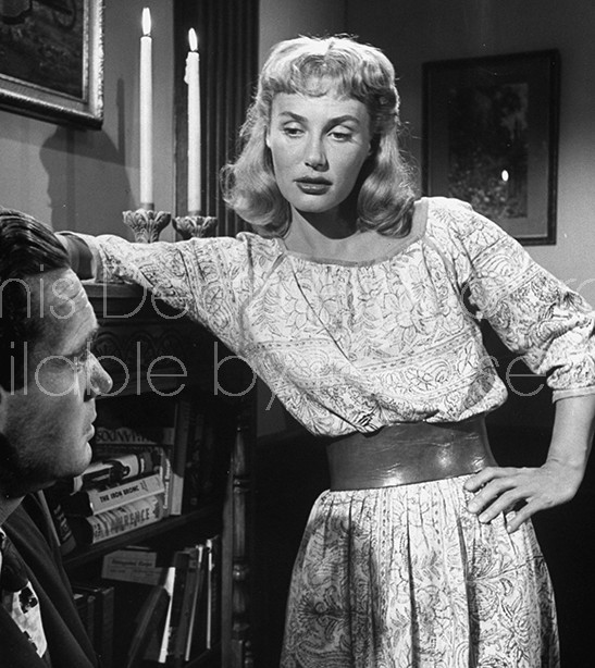 Actress Garth during try-out for film  "Miracle of the Bells."