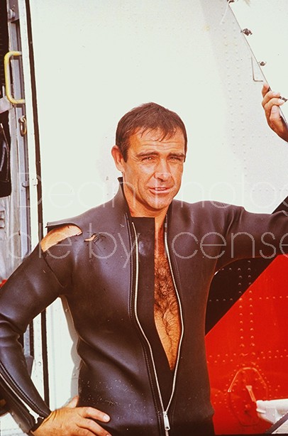 Actor Sean Connery as agent 007, James Bond in "Thunderball"
