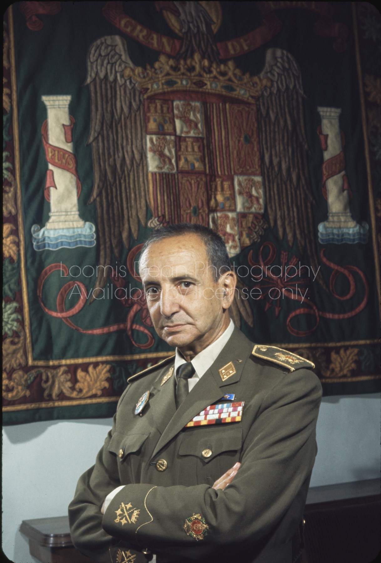 Spanish general Diez Alegria.