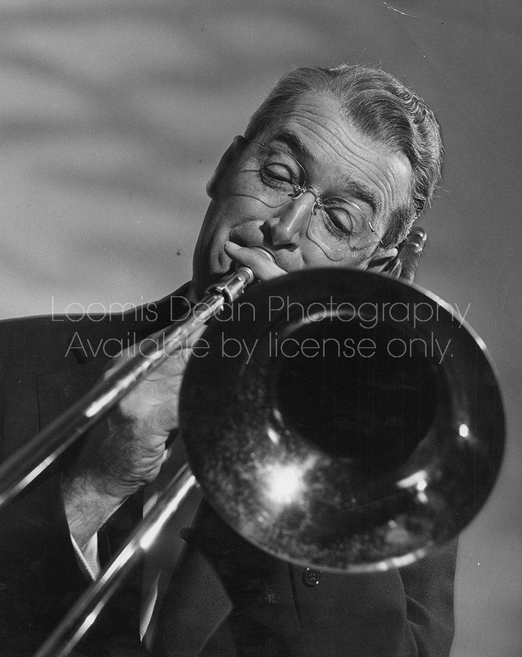 ACTOR JIMMY STEWART PLAYING TROMBONE 268 