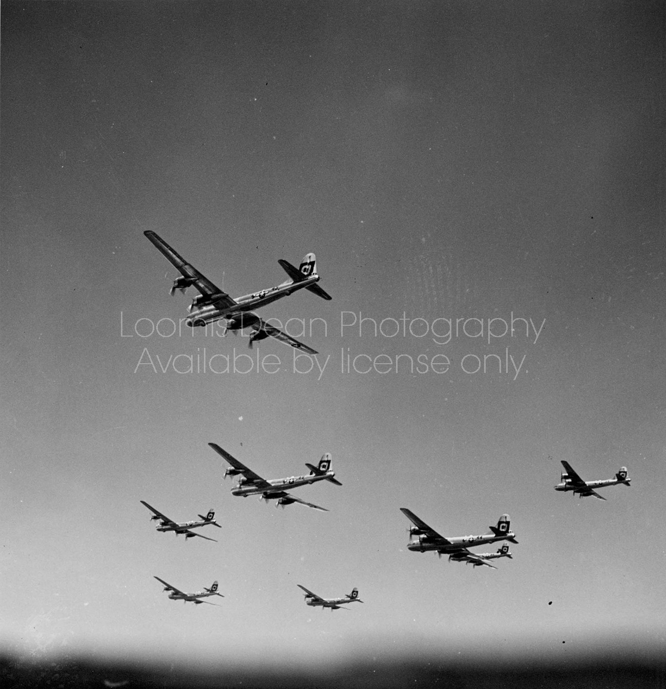 U.S. AIR FORCE B29 FLIGHT FORMATION S 234 