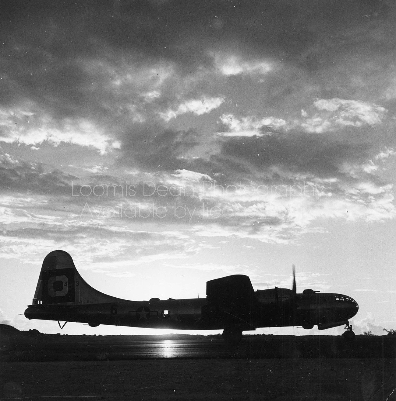 U.S. AIR FORCE B29 RETURNING TO IWO JIMA164 