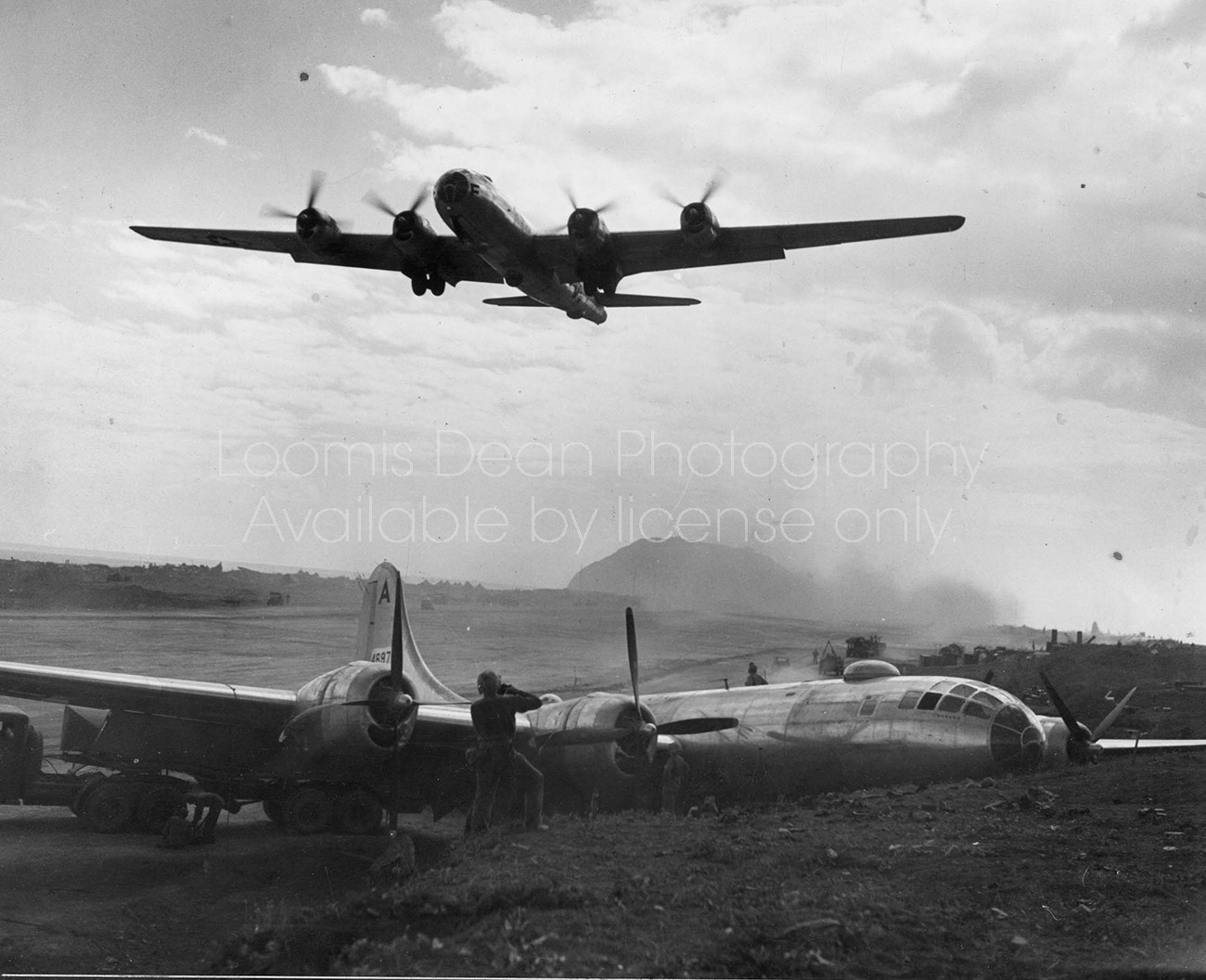 CRASHED U.S. AIR FORCE B29 PACIFIC THEATER 115 