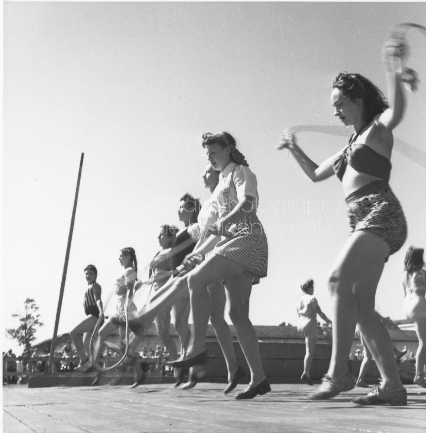 RINGLING CIRCUS PERFORMERS JUMPROPING 154 