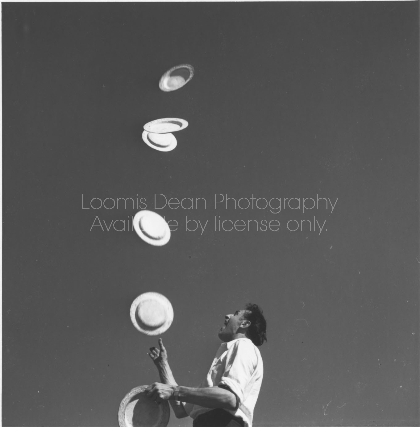 Ringling Circus juggler Massimiliano Truzzi performing his act 