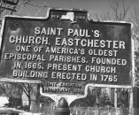 A sign for St. Paul's Church.