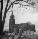 A view of St. Paul's Church from the cemetery.