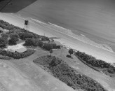Aerial view of a house on Jekell Island.