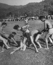 Cherokee Indians playing stickball.