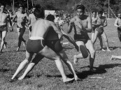 Cherokee Indians playing stickball.