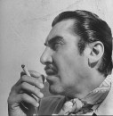 Actor, writer, director Emilio "Indio" Fernandez smoking.