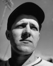 Close-up of pitcher Steve Nagy.