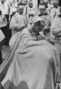 Pope Paul VI (C) at mass celebrating closing of 2nd Vatican Congress.