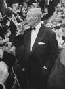 Entertainer and actor Maurice Chevalier attending actors' benefit performance at the Cirque d'Hiver.