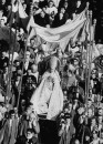 Pope John XXIII, being carried from opening ceremonies in Rome of 2nd Vatican Council.