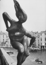 Italian artist Pericle Fazzini's sculpture of an atheltic nude woman.