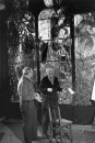 ARTIST CHAGALL WITH STAINED GLASS S 532 