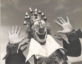 RINGLING CIRCUS CLOWN WITH BELL HAT 