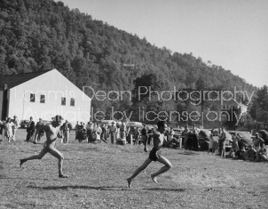Cherokee Indians playing stickball.