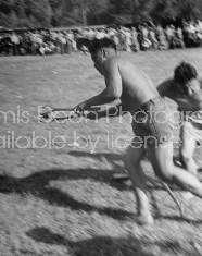 Cherokee Indians playing stickball.