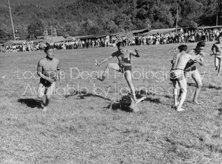 Cherokee Indians playing stickball.