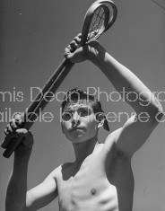 Cherokee Indian preparing to play the game of stickball.