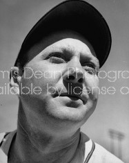 Close-up of baseball player Bloodworth.