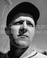 Close-up of pitcher Steve Nagy.