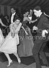 Daughter of conservative party chairman Iain Macleod,Diana Macleod (L. Fore), twisting during her coming out party.