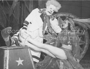 RINGLING CIRCUS CLOWN AND SHOWGIRL 